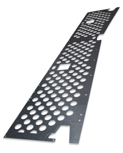 Sheet metal part. up tier Step 24-21 V16 holes f/pipe48x28